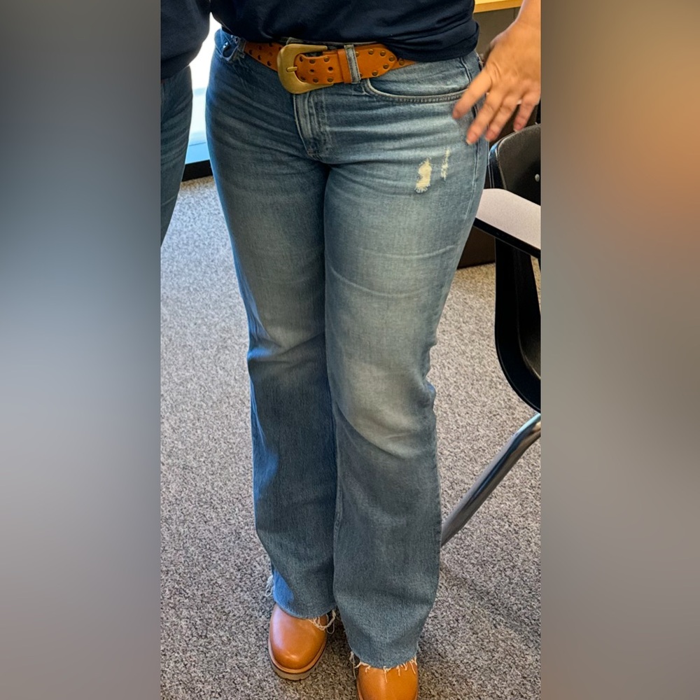 rag & bone Peyton High Rise Comfort Straight Leg Jeans in Monterosso